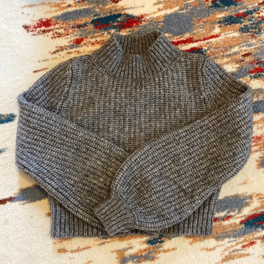 The Kooples cropped cashmere sweater